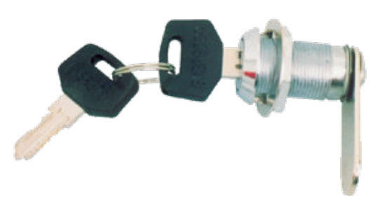 Ключалка За Пощенска Кутия Сребриста Ф18 20mm 2 Ключа