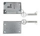 Gevy Cabinet Drawer Lock Galvanized 45*68mm Center 25mm Left 1pc
