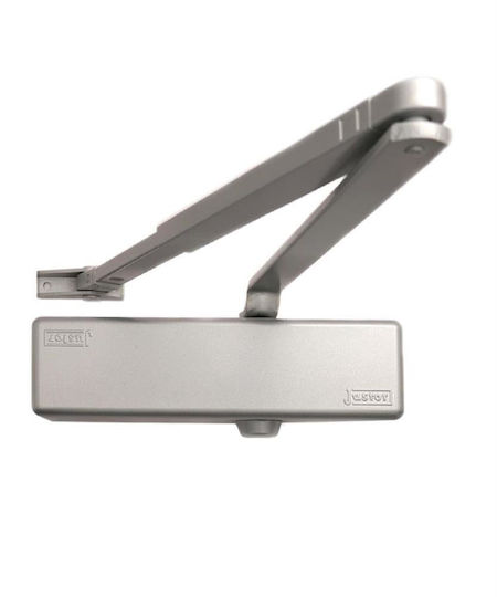 Door Closer Spring for Doors Up to 120kg Brake Silver Justor Tp9532pr.01