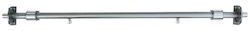 Metalor 047 Inox Ματ Αμπάρα Σταθερής Τοποθέτησης 75-90 Cm