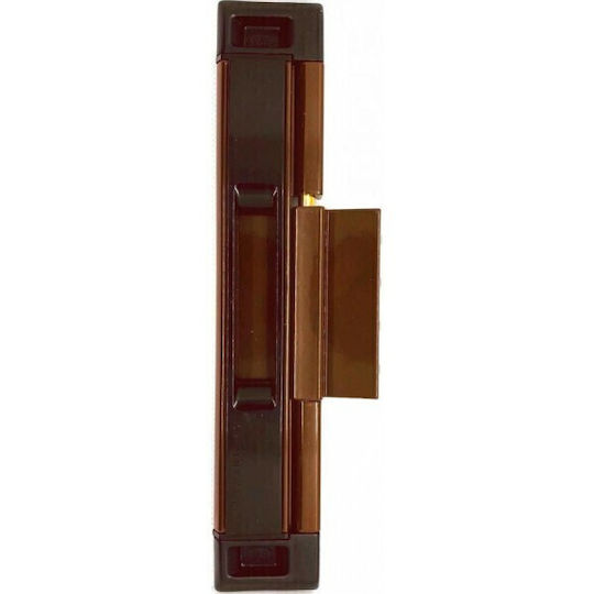 Cal Doublex-Classic Aluminium Schiebetürschloss Braun Farbe