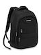 Zagatto Wasserdicht Tasche Rucksack für Laptop 17.3" in Schwarz Farbe ZG773