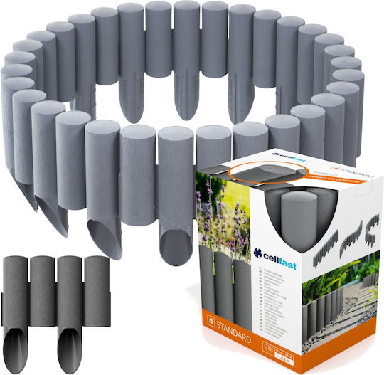 Divizor Arhitectural De Grădină Gard Gri Cellfast Standard 10 Buc X 23 Cm Înălțime 25 Cm
