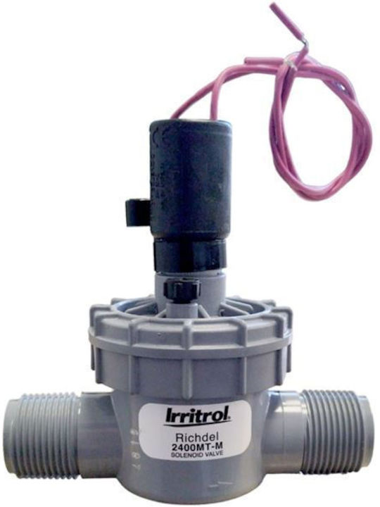 Electric Valve 24V 1 Inch Without F.c Male Richdel 2400mt Irritrol