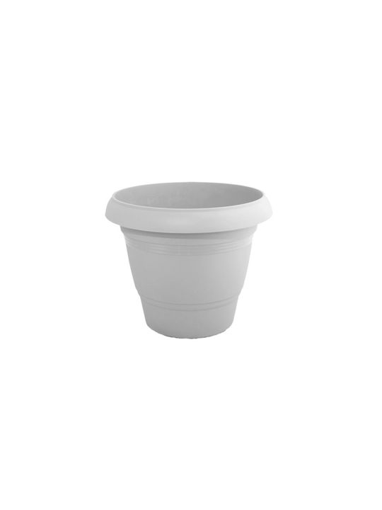 Et Plast Φ530x440h Marble Plastic Flower Pot Vergina No453 009218
