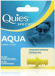 Quies Aquaplug Παιδικές Ωτοασπίδες Σιλικόνης για Κολύμβηση 2τμχ
