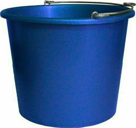 Agricultural Bucket Viomes Reinforced Iron Handle 12lt Blue
