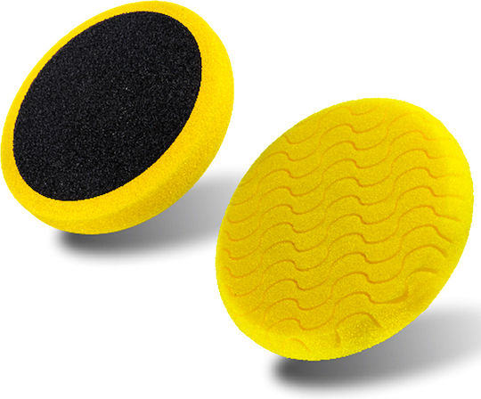 Snake Pad De Lustruit Galben 150x25 Velcro 125mm Burete De Polizare Mediu 1 Bucată