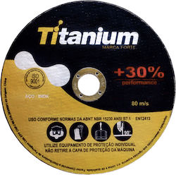 Titanium Δίσκος Κοπής Σιδήρου + Inox 115 Χ 1 Χ 22,2 Mm