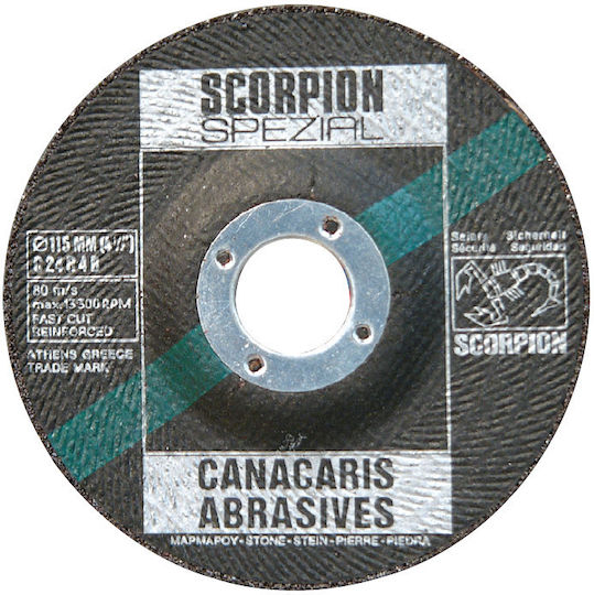 Scorpion Marble-Stone Cutting Disc Curved Φ115*3mm