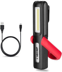 Wiederaufladbarer LED 3W+3W Magnethaken IR471 Velamp Arbeits- und Baustellenbeleuchtung Wiederaufladbarer LED 3W+3W Magnethaken IR471 Velamp Arbeits- und Baustellenbeleuchtung