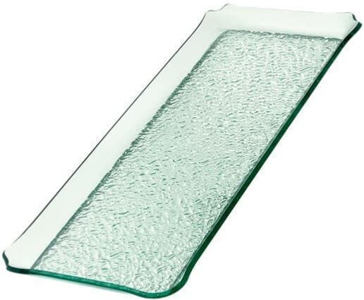 Ακρυλικός Δίσκος Παρουσίασης 18x30cm Διαφανές Glass Look 1830gl