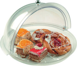 Acrylic Round Shallow Tray 2.5cm Diameter 38cm Garibaldi C371928