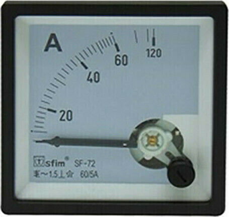Elektrische Messgeräte Οργανο Πίνακα Αμπερόμετρο Αναλογικό AC 96x96 Με Via Transformator 400/5A Sf-96-3 Sfm