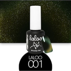 Laloo Ochi De Pisică 5d Nr.01 Aurie-Verde 15ml