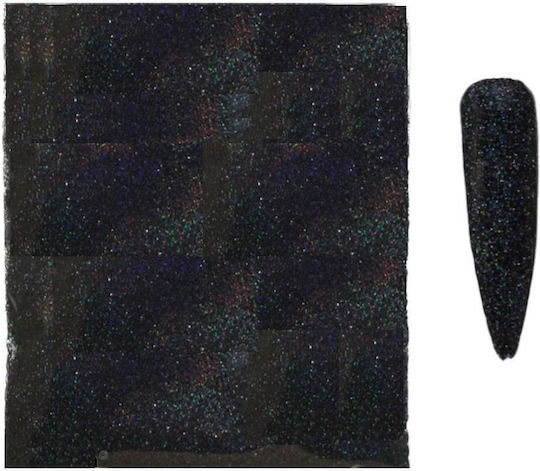 10gr Holographic Glitter Διακόσμησης Νυχιών Nail Art Black