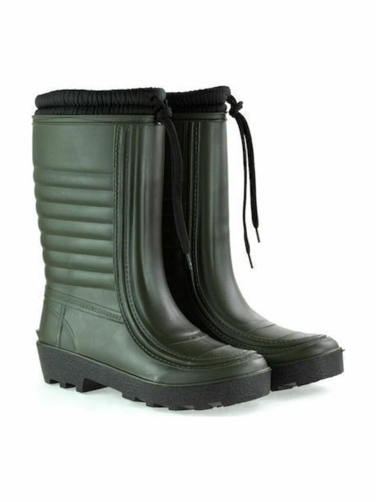 Männer Sicherheitsgummistiefel Kurz Kniestiefel Olymp 338-41 Khaki