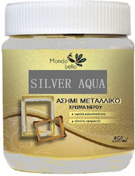 Mondobello Metallic Silver Aqua 250ml Μεταλλικό Νερού Ασημι