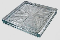 Υαλοπλακα Δαπεδου Κυκλοι 20x20x2cm