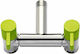 Colortap Ball Valve Outdoor Faucet 1/2" Double Water Supply Economy Filter Eko Chrome Green 142grn Colort