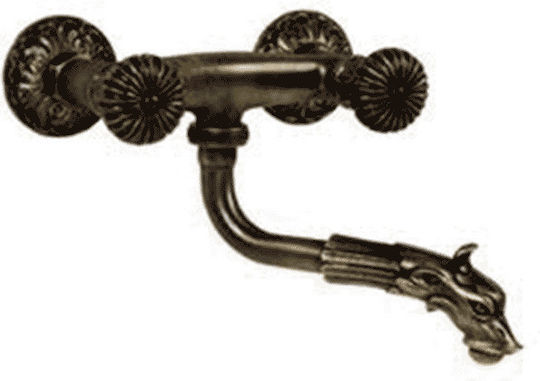 Wandarmatur 00348 Wand Drache Bronzefarben 1/2'' Zoll