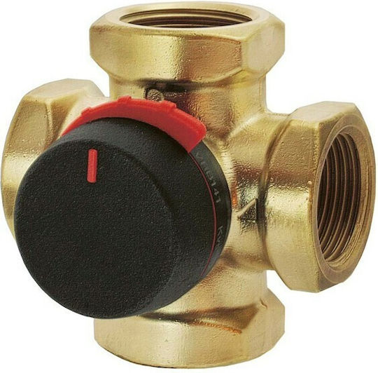 Esbe Vrg 141 Tetra-Form Drehbare Wasserhahn mit Verbinder Dn 32 1 1/4''