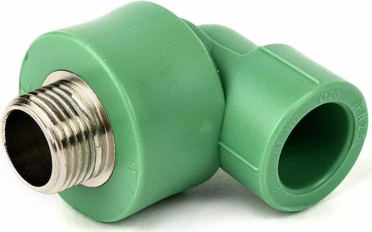 Pipe Elbow Fittings Male Female Ppr 90º Φ32x1" Plastherm