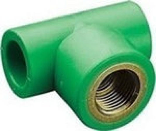Aquapa Pipe Tee Female Ppr Φ32 X 1/2 Aquapa Green Hot Cold