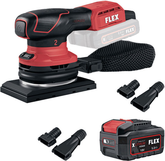 Flex OSE 2-80 18-EC Παλμικό Τριβείο 18V 1x5Ah με Ρύθμιση Ταχύτητας