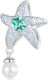 Ασημενιο Charm 925 Star Pearl