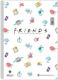 Salko Paper Spiral Notebook Ruled 3 Subjects Friends 1pcs
