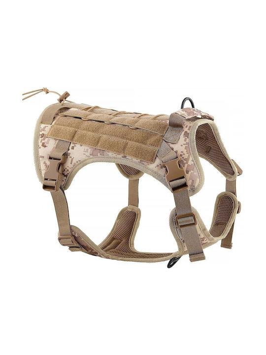 Dog Harness Tactical Size L Brown Oem