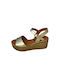 Γυναικεία Πλατφόρμα Elshoes El-716 Χρυσό