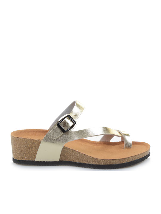 Fshoes Damenplattformen 1304/1.16 Fshoes Gold