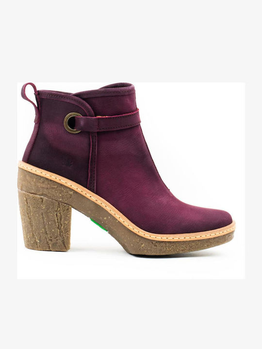 Γυναικεία Ankle Boots El Naturalista Haya N5179 Μωβ