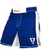 MMA-Shorts Training Title Blau