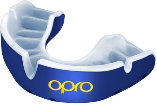 Mouth Guard Opro Gold Edition V2 Self Fit Navy White