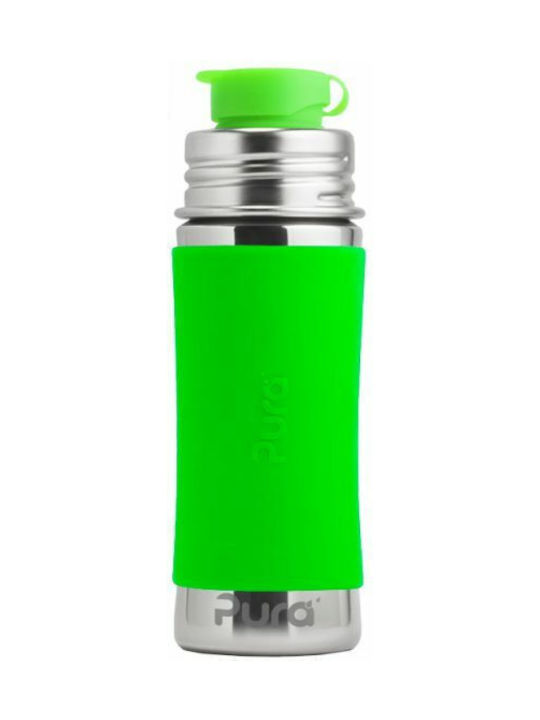 Pura Kiki Sport Wasserflasche 325ml Grüne Hülle Pura Kiki Sport Wasserflasche 325ml Grüne Hülle