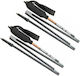 Mountain King Carbon Trail Blaze Skyrunner Running Poles Gray