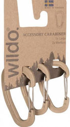 Wildo Accessory Carabiner Set Coyote