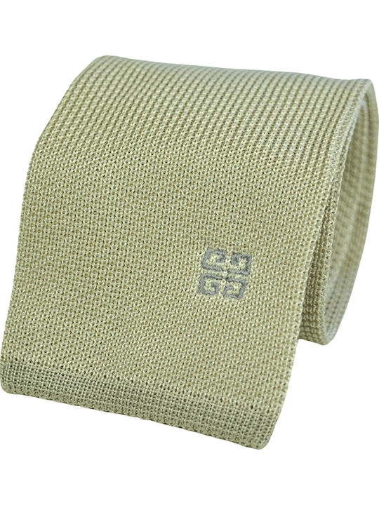 Seidene Gestrickte Graue Krawatte 7 Cm Givenchy