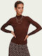 Scotch & Soda Tencel Ζιβαγκο Καφε