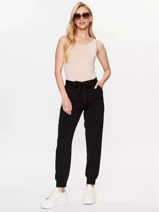 B.young Casual Women's Trousers with Rubber Band 20810874 Black