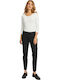 Fransa Trouser Curved Fit Frvita Car 20610983 Black Women's Trousers