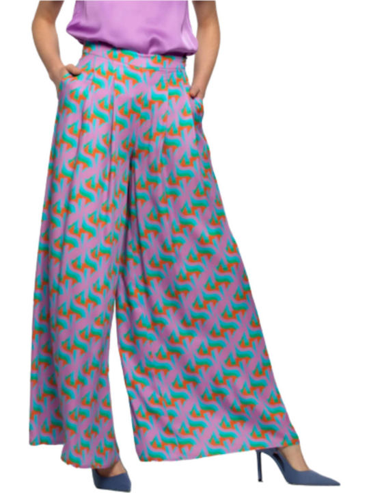 Kocca Fant.arancio/lilla Riith Дамски Панталон Fashio F1092