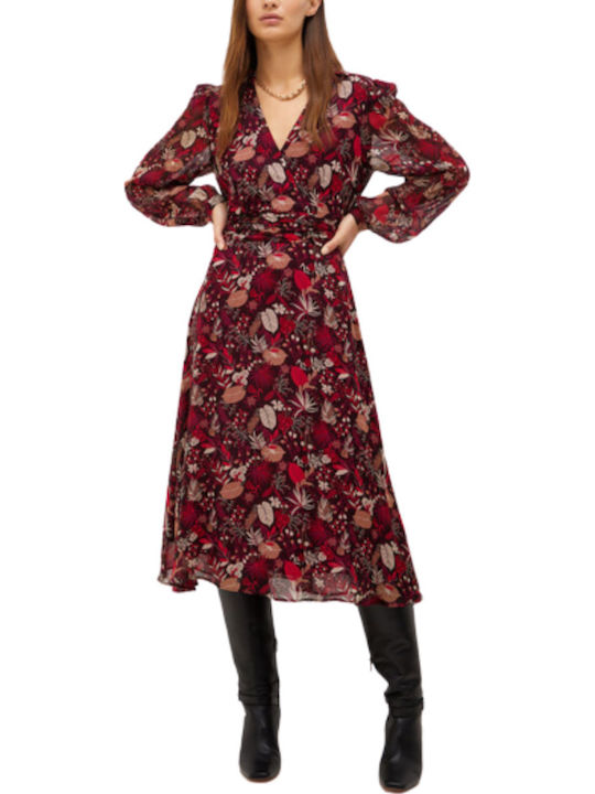 Rochie Liu Jo Alb Wf2c06 Abito Ts.nav Liujo Viscoză George Roz Floral Rochii**
