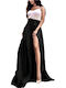 Set Skirt Top Black