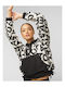Deha Combined Teddy Logo Hoodie D7386118001 Multicolored