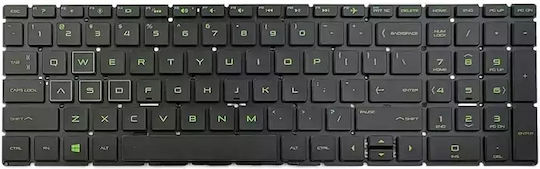 Клавиатура HP Pavilion Gaming 17-cd0000 Задно Осветена Английски Език (САЩ) Mentor Premium