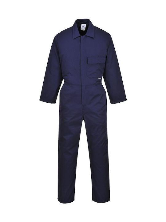 Portwest Portwest Work Coveralls with Dungarees Navy Blue